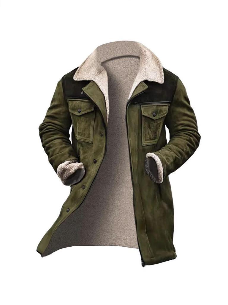 American Style Men's Retro Warm Jacket - 2025 Autumn/Winter Collection