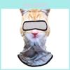 3D-Tier-Muster Gesichtsmaske mit Sonnenschutz für Outdoor-Wasseraktivitäten