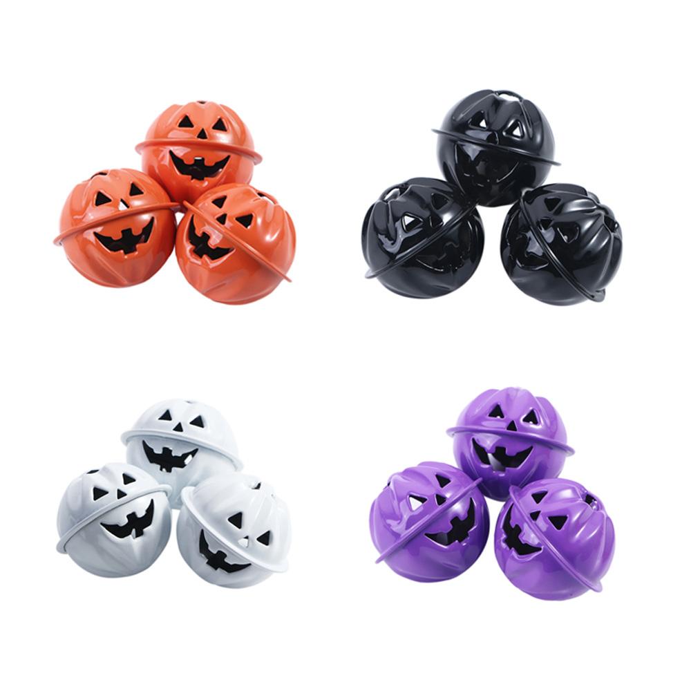 Ghost Face Wind Chime Material Pumpkin Head Shape Halloween Decor Kid Gift Metal Bell Pumpkin Bells