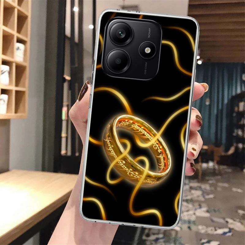 The L-Lord of The R-Rings Soft Phone Case For Xiaomi Redmi Note 14 14S 13 12S 12 11S 11 11E Pro Plus 11T 10S 10 9S 5G Pattern Co
