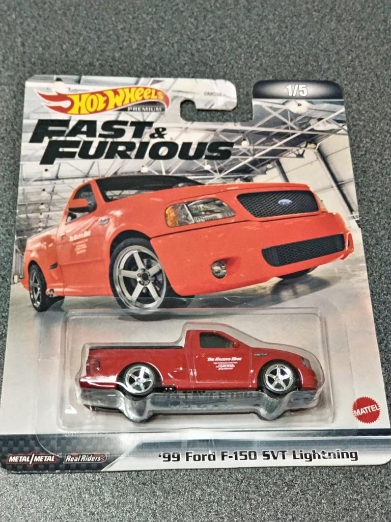 Hot Wheels Retro Entertainment Fast Furious Ford SVT Lightning Hot Wheels & '99 F-150