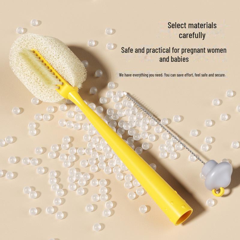 Long-Handled Household Cup Brush - Decontamination Sponge Bottle Cleaner