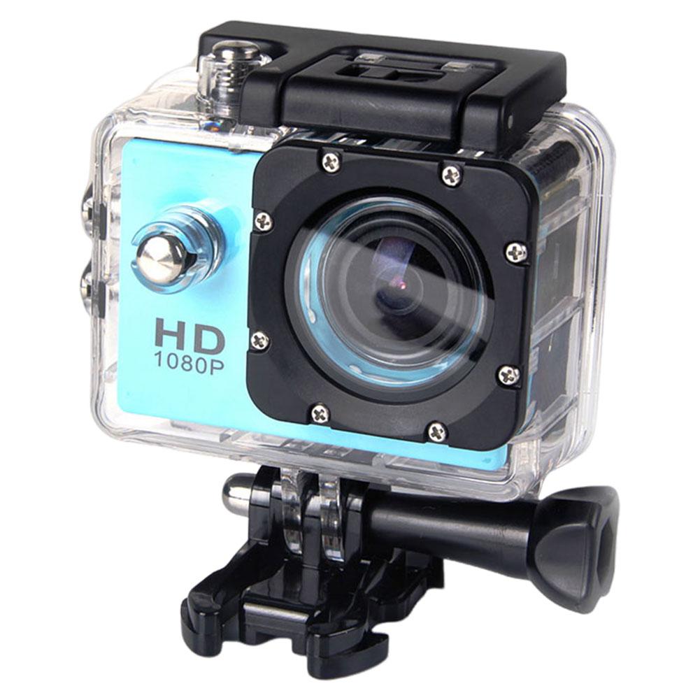 Unterwasserkamera HD 1080P 2,0-Zoll-Bildschirm Unterwasser-Sport-Camcorder Wasserdicht 140 ° Weitwinkel DV-Action-Camcorder