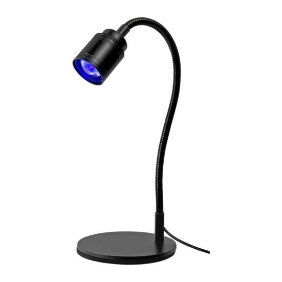 UV LED Nail Lamp with Foot Pedal Switch USB Powered Flexible Gooseneck Gel Polish Drying Curing Light Manicure Dryer with Heavy Duty Base