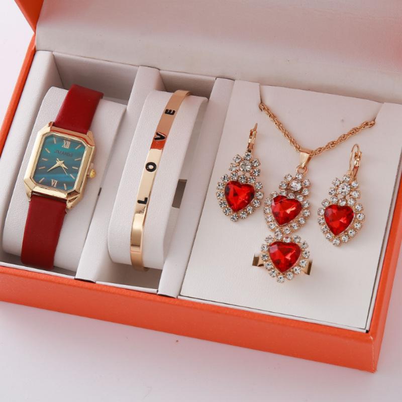 Fashion Rhinestone Diamond Women'S Bracelet Watch Alloy Steel Belt Quartz Women'S Bracelet Watch