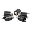 5Pcs Stereo Jack Socket 6.35mm 2 Channel Input 3P Connector Pickup Jack Socket for Replacement