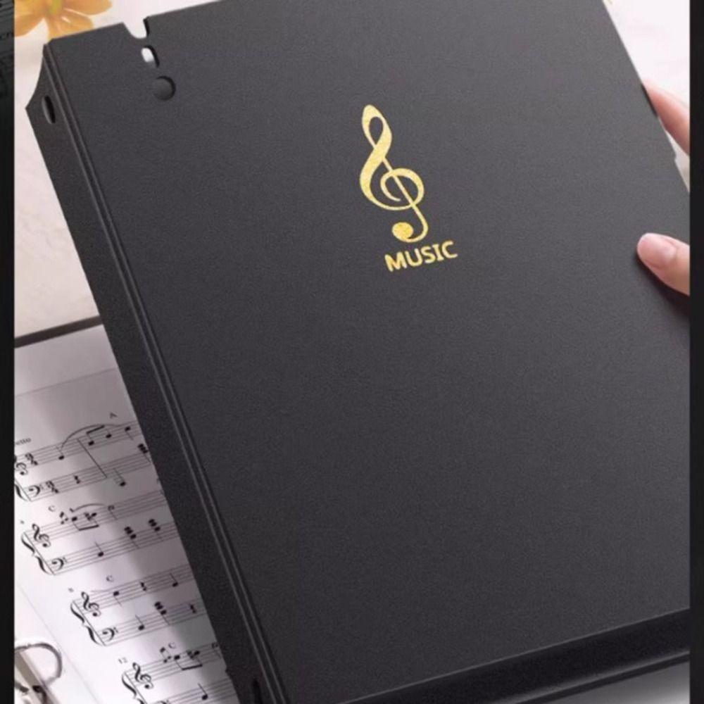Spiral Sheet Music Folder Loose-leaf Storage Piano Score Storage Holder Document Organizer  Guitar
