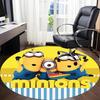 1pc Minions Office Round Area Rug, Bedroom Living Room Home Decor, Room Deco,  Offic A1016181
