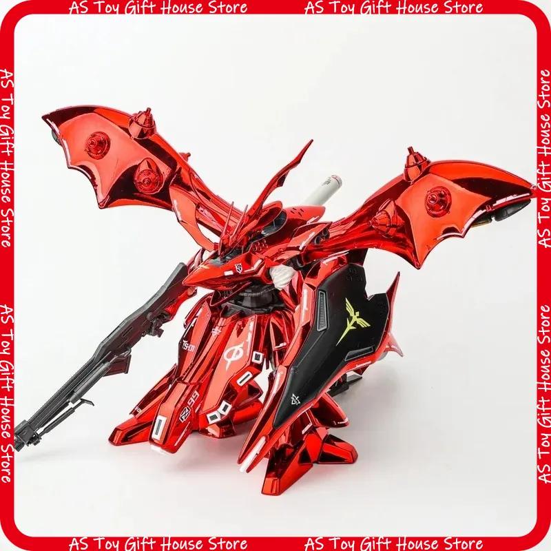 Nightingale Plated Version Hg1144 Mobile Suit Char'S Counterattack Mech Assembly Model Kit Action Figures Puzzle Toy Gift