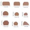 9 Pezzi Strumento per Modellare in Ceramica Costruito con Pannello di Densità per Progetti di Artigianato Studi Casalinghi o Laboratori