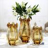 Modern Light Luxury Flower Glass Hydroponic Vase Ornament