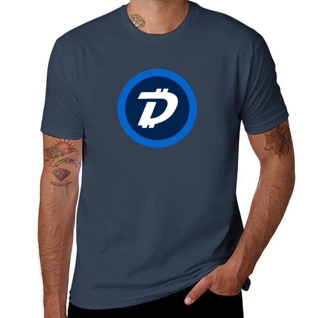 Digibyte Logo Tshirt Funny T Shirts Cotton Tshirt