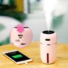 Mini USB Rechargeable Air Humidifier Aroma Diffuser with LED Light