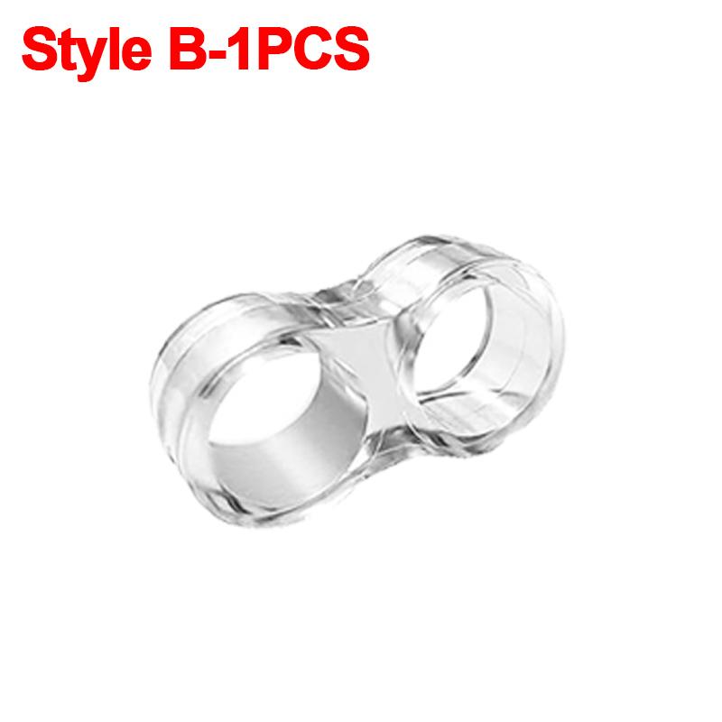 8/1pcs Transparent Door Stop PVC Door Handle Bumper Anti-Collision Wall Furniture Protected Pads Buffer for Home Kitchen Bedroom