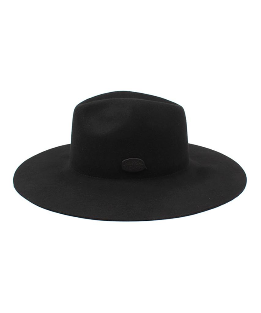 Yunibeosyeolkemiseuteuli Black Metal Long Wool Fedora Bk Metal Long Fedora