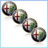 4 Stück 56MM Auto Radnabenkappen Felgenkappen Abdeckungen Emblem Für Alfa Romeo 147 159 Giulietta Giulia Mito Spider Alpha Nheadrest
