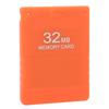 Memory Card 32MB High Speed Efficient Portable Gaming Memory Card for PlayStation 2Orange