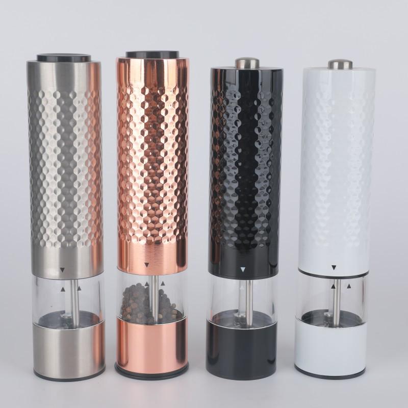 Stainless Steel Electric Pepper and Salt Grinder