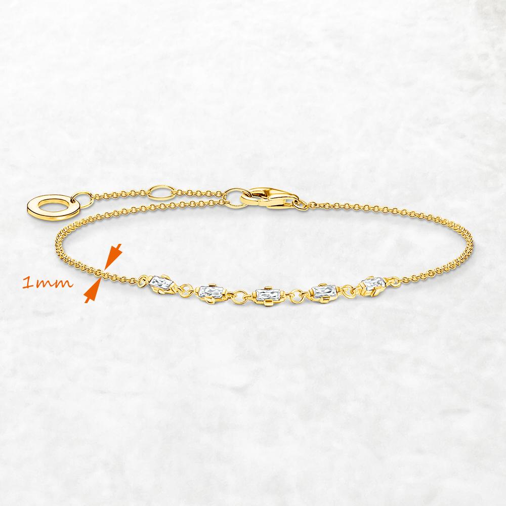 Bracelet Modern Touch New Link Chain 925 Sterling Silver Classic Happiness Jewelry Gift For Women