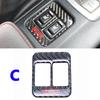 For Subaru BRZ Central Control Carbon Fiber Door Panel Steering Wheel Trim Interior Decor Accessories yu0