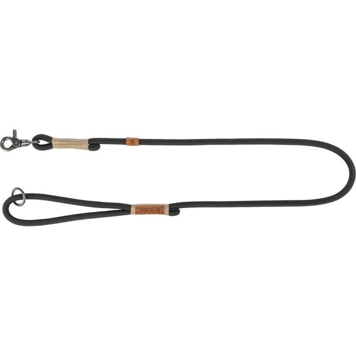 Laisse Pour Chien - Trixie - Be Nordic - Nylon - Corde Tissée - Noir