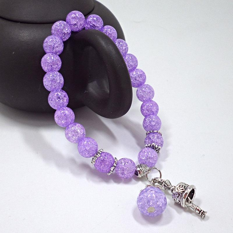 Red Agate Crystal Beaded Bracelet for Women - Handcrafted Couple Jewelry