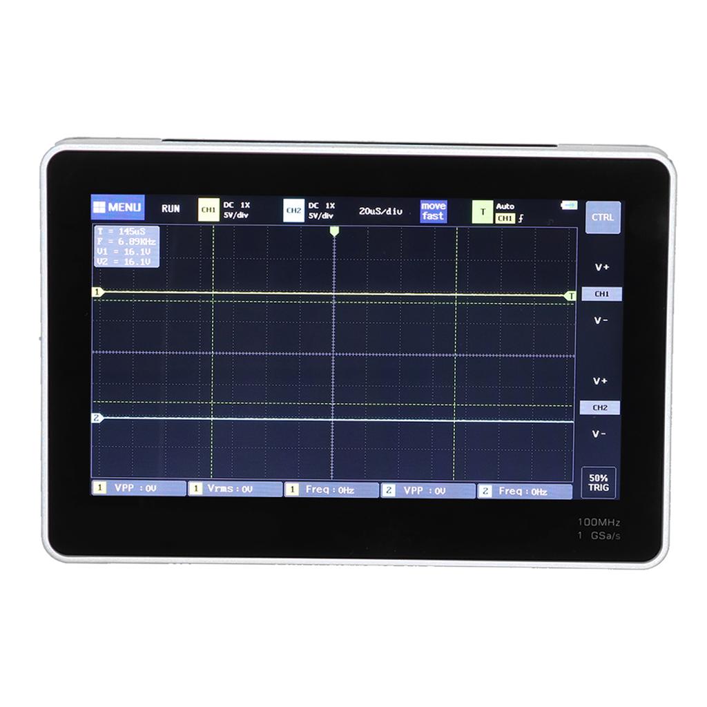 Digital Oscilloscopes 2 Channel USB Touchscreen Oscilloscope for Remote Assistance