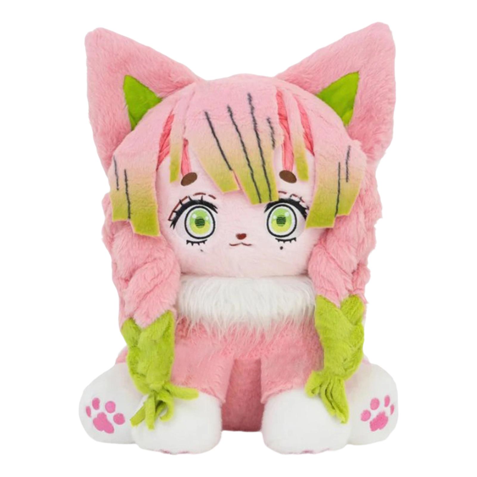 Плюшевая кукла, Игрушка в подарок, Мультфильм, Детская тряпичная кукла, Детская подарочная подушка One Size розовый