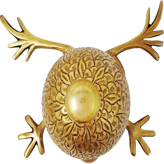 Schöne Schreibtischglocken, einzigartige Tischglocken, Heimdekoration, Geschenk, Rufglocke, Empfangsglocke, Frosch, Todd, Messing