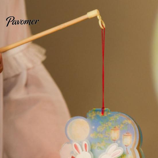 DIY Craft Kit for Kids Mid-Autumn Moon Rabbit Lantern Kit, 3D LED Handheld Lantern, Educational Manual Skill Toy Ancient Style Set Home Holiday Decor