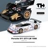 XZZE5 Trends Hobby 1:64 Porsche 911 GT1 LM 1998 Alloy Diecast Car Model Toy Collectible
