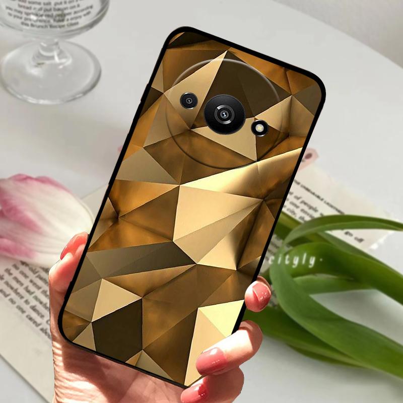 Für Redmi A3 Hülle 23129RN51X Mode Weiches TPU Silikon Handy Schutzhülle Für Xiaomi Redmi A 3 Pro Fundas A3x Stoßfänger Schalen