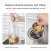 Sink Mount Kitchen Drainier Suction Cup Basket Large Capacity Simple Installation Kitchen Sink Cutlery Drainer Utensil Strainer