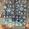 Santa Claus Snowman Snowflake Electrostatic Wall Stickers Christmas Glass Window Wall Decals Sticker Home Room Decor Supplies