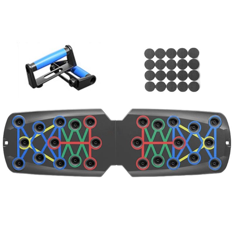 Push Up Boards Multifunctional Foldable Fitness Workout Push up Tool Pushup Stands Exercise Board Muscle Board for Home