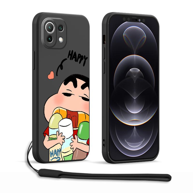 

Case for Xiaomi Redmi 14C K40 13C A3x 12C A2 K60 10 9 8 A1 Phone Cover Cartoon Crayon Shin-chan Redmi 14C