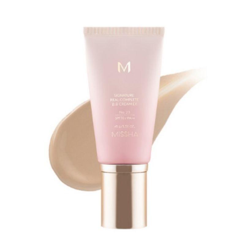 

MISSHA M Signature Real Complete BB Cream EX SPF30 PA++ 45g High Coverage Hydrating BB Cream Natural Flawless K-Beauty Base Makeup No.23 Natural Beige