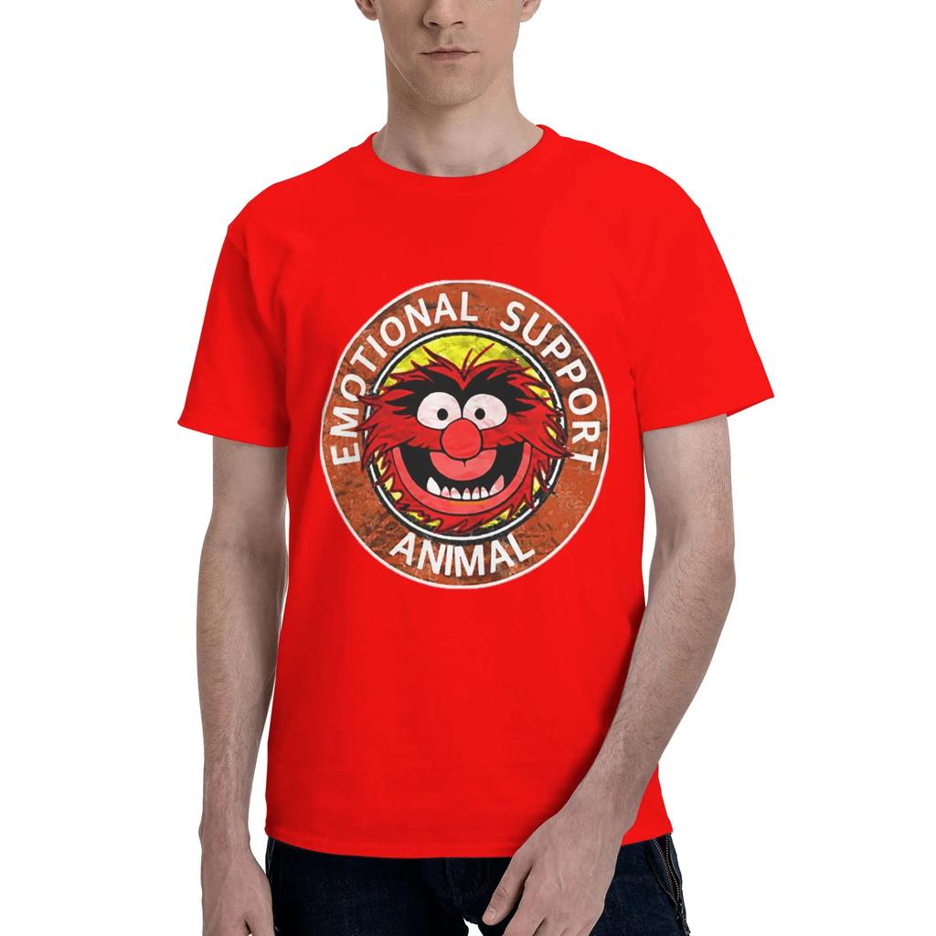 Vintage Muppets Animal 100 Cotton TShirt Mens Fashion T Shirts Men Round Neck Short Sleeve S6XL