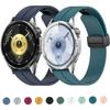 22mm 20mm Silicone Strap for Huawei Watch GT6-GT5-GT4 Pro 46mm Amazfit Active 2 Magnetic Wristband for Redmi Watch 5 Lite/Active