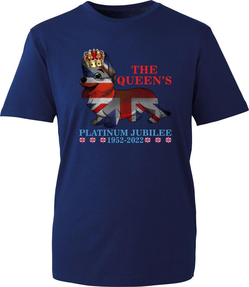 The Queens Platinum Jubilee 19522022 Tshirt Dorgi British Pet Uk Flag Tee Top S