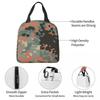Splintertarn German WW2 Camouflage Army Military Camo Insulated Lunch Bag for Women Office Cooler Thermal Food Box Tote Portable