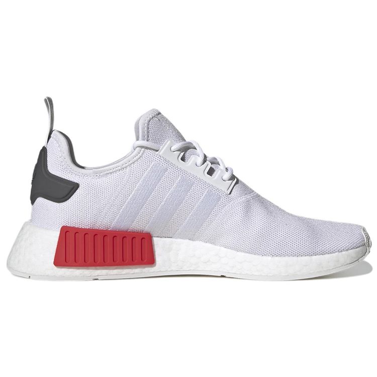 Adidas NMD_R1 White Vivid Red Men Sneakers Cloud-White GX9527