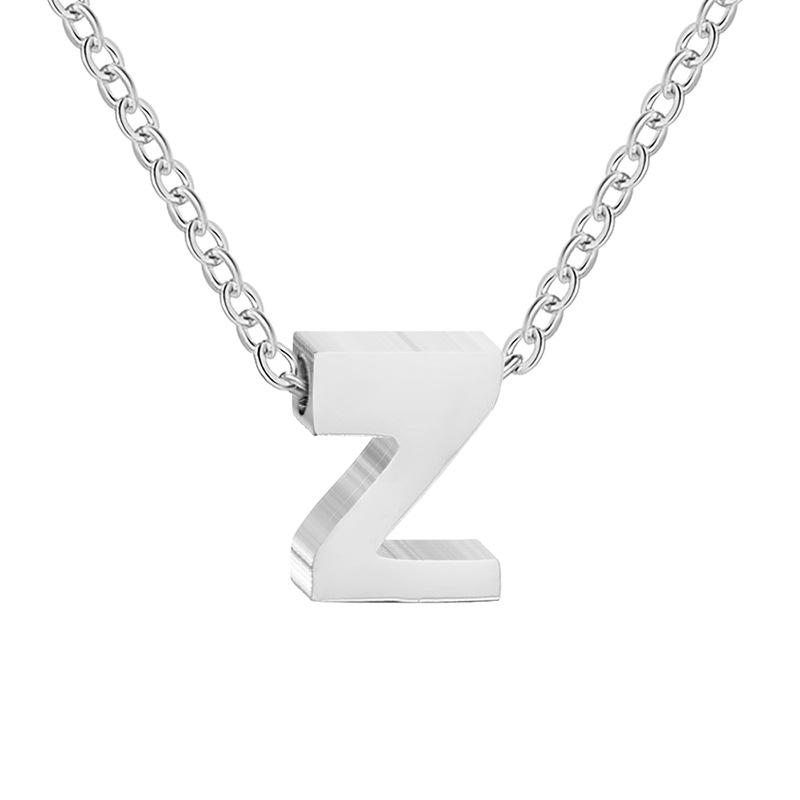 

Ожерелье eManco из позолоченной нержавеющей стали с буквами и европейской и американской подвеской