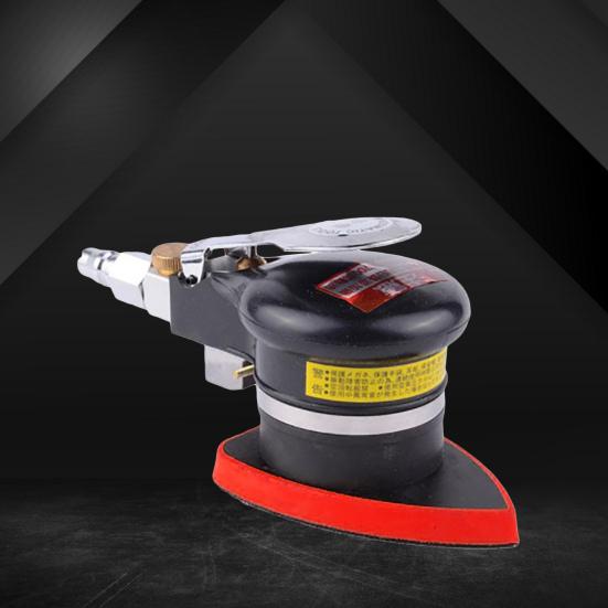 Triangle Palm Air Sander Pneumatic Mini Air Buffer Polisher Interior Cleaning Waxing Tool for Vehicles