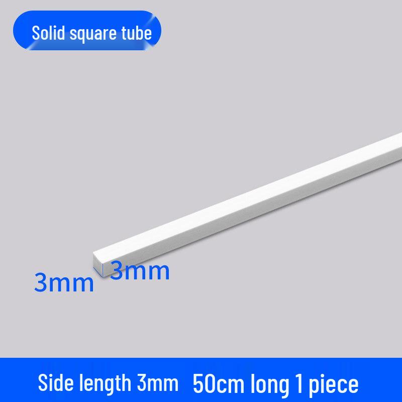 DIY Sand Table Model Kit: ABS Rods, Glue Sticks, Half-Round & Square Tubes