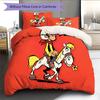 Lucky Luke2 Pattern Bedding Quilt Set  Home Decoration  Gift (1 * Duvet Cover + 2 * Pillowcase  Without Core)