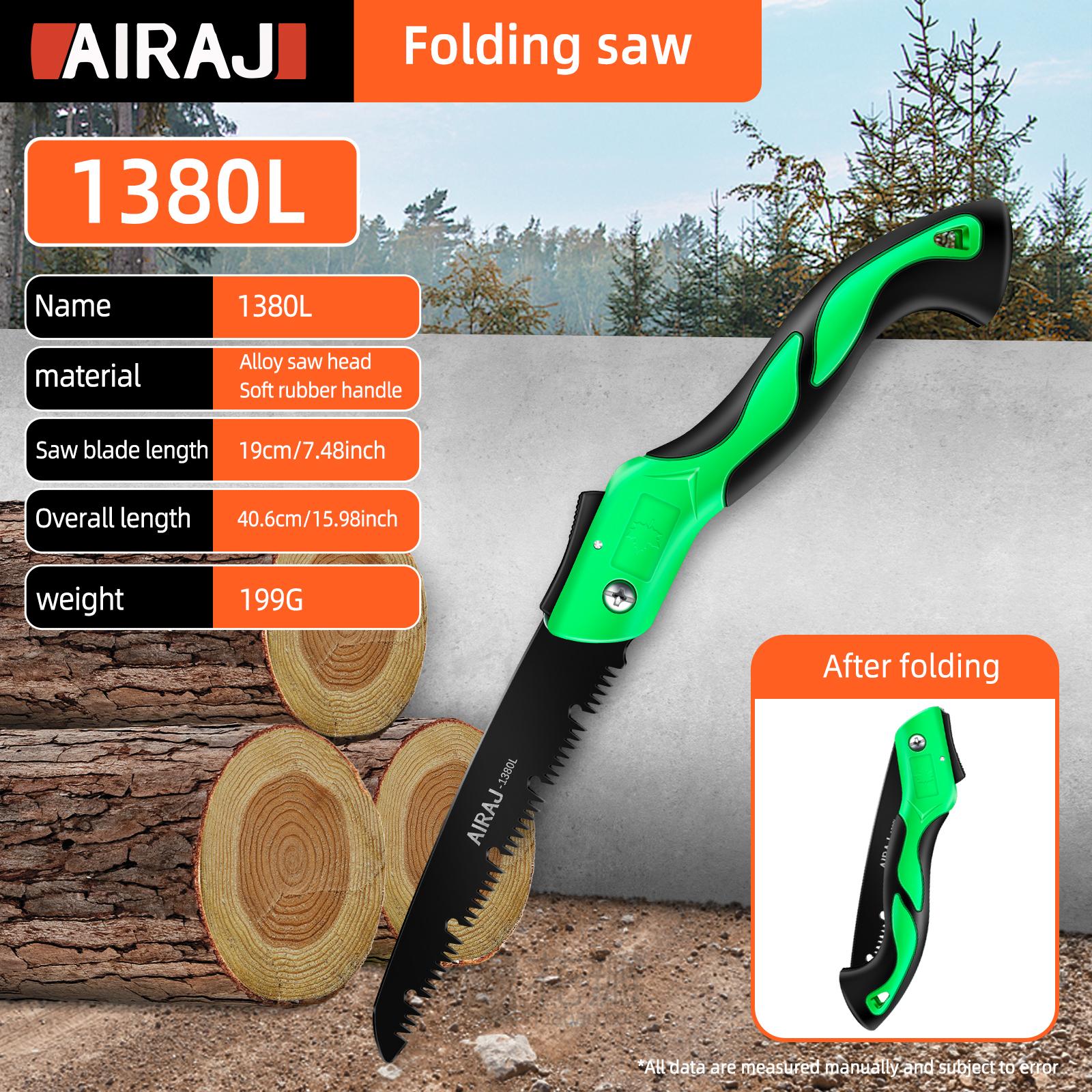 

Складная пила AIRAJ 10 дюймов, портативная, деревообрабатывающая, садовая, обрезка, эффективная длина лезвия, ручной инструмент для поделок и проектов «сделай сам»