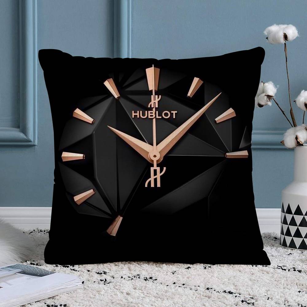Luxury Watches for Men and Women HHublots Pillowcase Toon Gift Cushion Cover Bedroom Home Sofa Chair Seat Decor Pillow Case