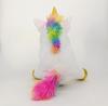 30cm Cartoon Unicorn Plush Hands Puppet Stuffed Kawaii White Pink Animal Interactive Plushie Tell Story Gift