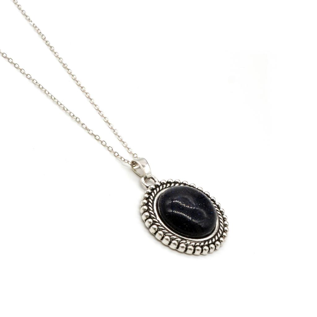 JOYA GIFT Valentine's Day Gifts Chinese Classical Natural Gemstone Women's Necklace Pendant, Aristocratic Lady's Elegant Pendant